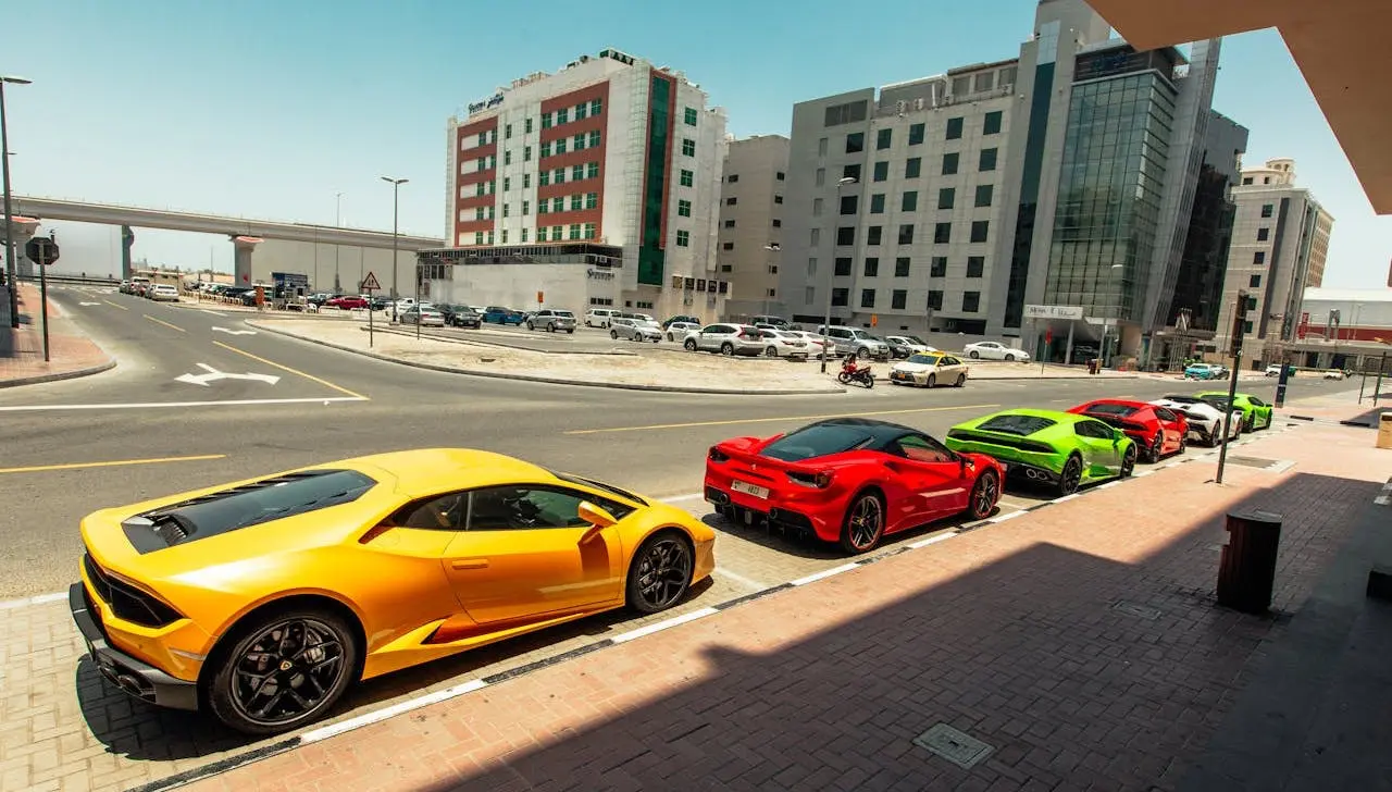 Luxury cars in Dubai